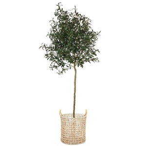 Water hyacinth planter <b>basket</b> for <b>artificial</b> plants decoration competitive price woven planters - Product Image 6