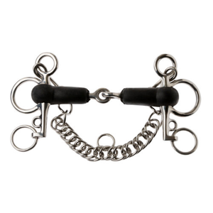 Venta al por mayor Pelham Mullen boca con goma Tom Thumb Western Bits equipo de acero inoxidable gran oferta equitación ecuestre - Product Image 4