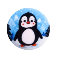 Insigne de tissu en peluche de promotion Épingle à bouton souple imprimée personnalisée
