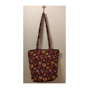 Sac de shopping pour femmes en coton biologique 100% tissé avec poignée papillon, certifié GOTS, logo personnalisé, modèle tendance, avec sangle en corde - Product Image 4