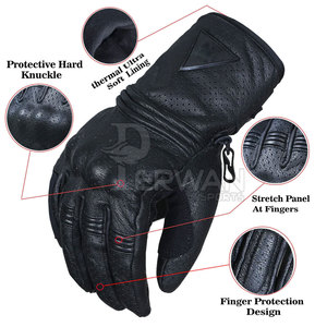 Gants de moto en cuir souple pour la protection des mains Gants de course de moto respirants - Product Image 6