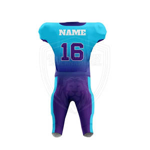 Uniforme de football américain en polyester 100%, concevez votre propre uniforme de football américain - Product Image 3