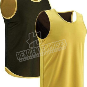 Vêtements de sport de haute qualité Conception réversible Vêtements de sport en polyester à séchage rapide Meilleurs maillots de basket-ball à blocage de couleur pour jeunes de grande taille - Product Image 5