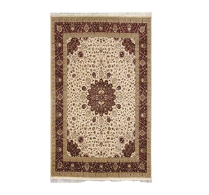 Alfombra anudada a mano de lana 100%, último diseño de mezcla Floral, textura suave, logotipo personalizado, decoración para el hogar y la Oficina, alfombra para puerta, precio barato - Product Image 1