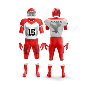 Uniformes de Fútbol Americano de Verano de la Mejor Calidad, 100% Poliéster, Hechos a Medida, OEM, Tallas Grandes, Secado Rápido y Transpirables - Product Image 4