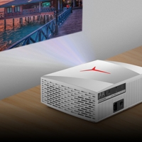 VIVIBRIGHT F40 Projecteur LED hybride manuel - Portable pour le jeu et le divertissement à domicile avec une luminosité élevée