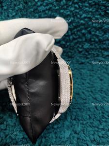 Designs personnalisables Montre en moissanite de luxe abordable Montre en moissanite Iced Out avec diamant pour hommes - Product Image 6