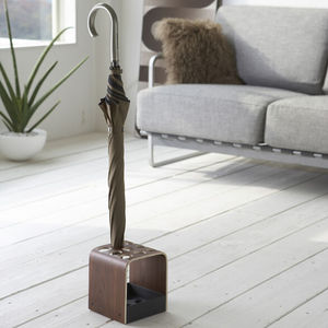 Trending Design Umbrella Stand Stainless Steel Indoor <b>Rain</b> <b>Gear</b> Home and Garden with Elegant Brown Color Umbrella Holder - Product Image 2