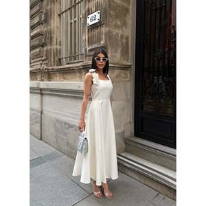 Vestido Maxi Elegante con Cinturón Amarillo para Mujer, Marca missJANELL, Tela Doble de Poliéster y Elastano, Ideal para Uso Diario y Fiestas - Product Image 5