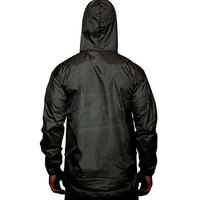 Veste coupe-vent à capuche pour homme avec logo personnalisé disponible, demi-zip, imperméable, séchage rapide, nylon/polyester de haute qualité, hiver