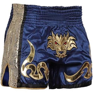 Shorts de boxe pour hommes de haute qualité, confortables et respirants, taille élastique, dernier design, vêtements de sport décontractés, motif uni, musculation - Product Image 2