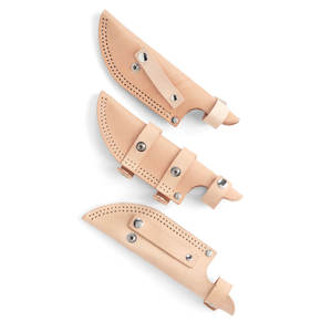 Funda de cuero en relieve personalizada con cinturón de transporte para Chef y cuchillos de camping Diseño elegante Ajuste cómodo Compatible con OEM - Product Image 3