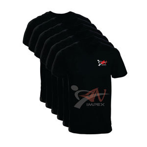 Camiseta de verano para hombre con logotipo impreso personalizado de alta calidad con material de poliéster/algodón transpirable y de secado rápido - Product Image 2