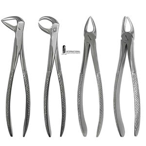 Kit de 10 Fórceps Dentales Manuales para Extracciones, de Acero Inoxidable de Alta Calidad, Reutilizables y Ligeros, Gran Venta - Product Image 2