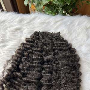 Non Chemical Wholesale Low Price Burmese <b>Curly</b> <b>Bundles</b> Double Drawn 8-40inch Vietnamese Raw Hair Extensions - Product Image 5