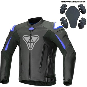 Windproof Winter Leather Motorbike Low MOQ Best Quality <b>Racing</b> <b>Jackets</b> with Plus Size Option Customizable - Product Image 1
