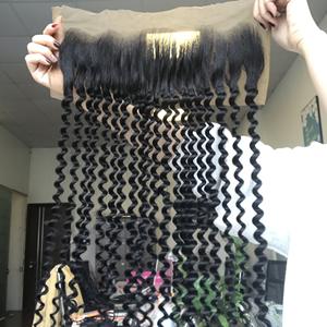 Vente en gros d'extensions de cheveux humains bouclés à l'eau de style afro 12 28 pouces faites en paquet doux vierge vietnamienne en vrac Options disponibles - Product Image 6