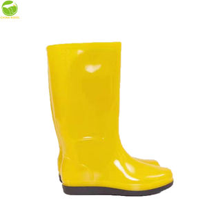 Color negro PVC impermeable jardín granja <span class=keywords><strong>pesca</strong></span> lavado de coches Botas de lluvia hombre Gumboots - Product Image 2