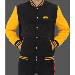 High Quality Custom Made OEM Service Lettermen <b>Jacket</b> for Men Comfortable Breathable Outdoor Long Sleeves Stand Collar for - Product Image 3