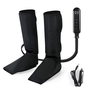 4-in-1 <b>Foot</b> & Leg <b>Massager</b> with Heating Shiatsu Kneading Air Compression for Body Pain Relief <b>Circulation</b> Plug-In Timing Control - Product Image 3