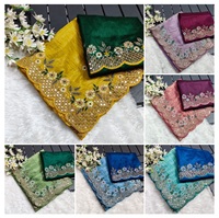 Vêtements et accessoires ethniques les plus vendus, sari en georgette à imprimé numérique, design imprimé de luxe, boutique indienne Nx pour femmes, en stock