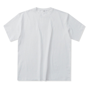 Camisetas de Algodón con Cuello Redondo y Manga Corta para Hombre, Corte Holgado, Transpirables, 180g, Antiarrugas, Personalizables, Camisetas Casuales de Verano - Product Image 3