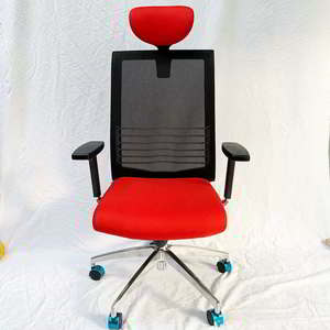 Silla de Oficina Ergonómica Mars-01 HOGVP044, Diseño Contemporáneo con Reposacabezas y Altura Ajustables, Material de Tela PU Plegable - Product Image 2