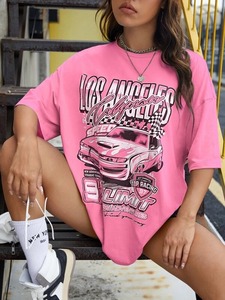 Camisetas DTG para Mujer, Camiseta Informal para Mujer, Camiseta Extra Grande para Mujer - Product Image 2