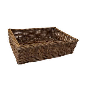 Double-Damped Medium <b>Storage</b> Tray <b>Woven</b> <b>Basket</b> Design - Product Image 1