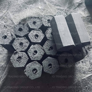 Hexagon Coconut Shell <b>Charcoal</b> Household Heating Without Central Hole Length 5-25 Cm 100% Coconut Shell <b>Charcoal</b> Fines - Product Image 4