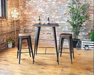 Juego de mesa de Bar Juego de comedor de altura de barra para 2 personas - Product Image 2