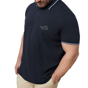 เสื้อโปโลระบายอากาศได้ดีสำหรับใส่ตีกอล์ฟลายพื้นผ้าไม่ทอแบบไม่ทอ - Product Image 4