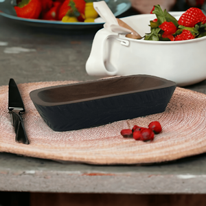 เชิงเทียนแกะสลักด้วยมือไม้มะม่วงสีดำธรรมชาติขนาดเล็กโคมไฟและเหยือกตกแต่งโต๊ะในบ้าน - Product Image 4