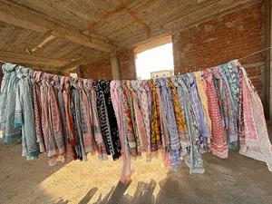 Custom 100% Cotton <b>Sarongs</b> with Silk Screen Print for Beachwear & Resort Shops Wholesale Custom Cotton <b>Sarongs</b> - Product Image 4