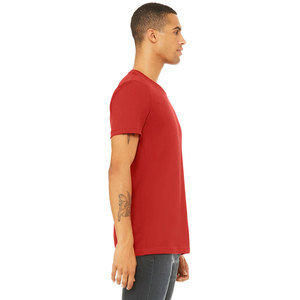 Bella toile unisexe maillot à manches courtes t-shirt nouveauté 100% coton conception personnalisée naturel ajusté équipage Fitness hommes T-shirts - Product Image 5