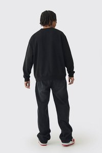 Sudadera de cuello redondo con soporte para hombre y mujer de alta calidad Opción de logotipo personalizado Material saludable de color sólido-para otoño - Product Image 5