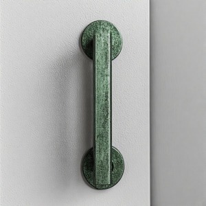 Poignée de porte artisanale chromée élégance impériale poignée de porte en laiton massif avec finition antique pour intérieurs haut de gamme - Product Image 4