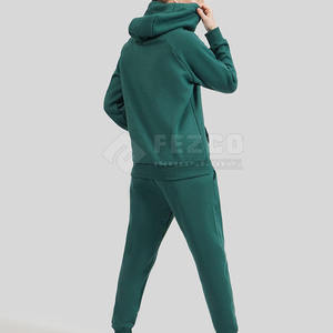 Venta al por mayor de ropa deportiva de las mujeres sudadera con cremallera y Jogger 2 piezas Conjunto personalizado chándal para las mujeres Jogging Suit - Product Image 5