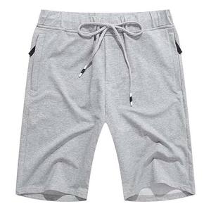 OEM Custom Logo Design <b>Men's</b> High Street Style Cotton Breathable Summer <b>Shorts</b> Solid Color <b>Elastic</b> <b>Waist</b> Jogging <b>Shorts</b> - Product Image 4