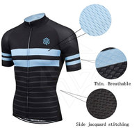 Conjuntos de Jersey de Ciclismo para Hombre al por Mayor, Súper Ligeros, 140g, Transpirables, de Secado Rápido, 100% Poliéster, de Alta Calidad, Personalizados