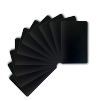 Carte de contrôle d'accès NFC 216 noire brillante, carte intelligente PVC de contrôle d'accès NFC NTAG216 noire brillante de qualité supérieure