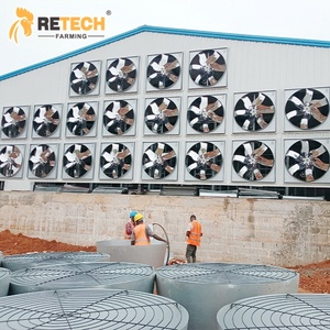 Retech Farming Modern Chicken House Broiler Cage Poultry Farm Equipment with <strong>Environment</strong> <strong>Control</strong> <strong>System</strong> - Product Image 5