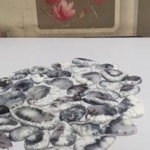 Precioso ópalo de dendrita de calidad superior 100% cabujón de ópalo de dendrita Natural piedras preciosas sueltas para hacer joyas - Product Image 2