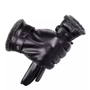 Gants de conduite à doigts entiers pour hommes avec doublure douce Gants de conduite en cuir pour femmes Gants de conduite en maille respirante au design élégant - Product Image 5