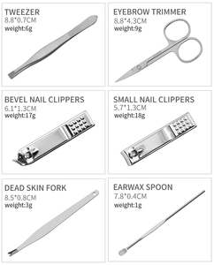 Outil professionnel de coupe-ongles en acier inoxydable pour hommes femmes en gros beauté soins des pieds outil en cuir ensemble de manucure et de pédicure - Product Image 6