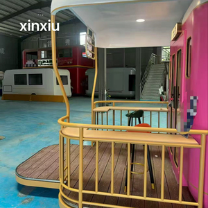 街头食品拖车餐饮食品卡车设备齐全的移动餐厅爆米花特许拖车 - Product Image 3