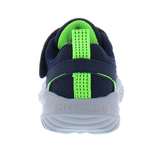 Chaussures pour bébé/tout-petit Skechers Nitro Sprint-Rowzer Couleur : Bleu marine/vert lime 100% authentique - Product Image 4