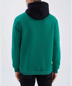 Sweat à capuche brodé surdimensionné en détresse de haute qualité pour hommes vêtements d'hiver décontractés personnalisés sweat à capuche surteint numérique de haute qualité - Product Image 2