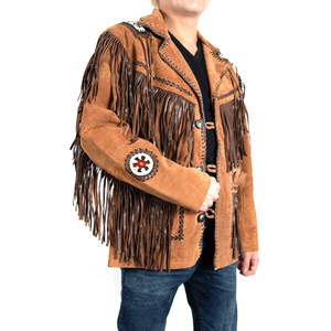 Chaqueta de Hombre con Flecos, Estilo Casual Urbano, de Lona, para Invierno, de Secado Rápido, Transpirable, con Botones de Cuerno, Diseño Personalizado, Mayorista, Superventas - Product Image 3