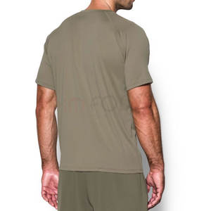 เสื้อยืดคอกลมทรงปกติ ดีไซน์ล่าสุด ผ้าโพลีเอสเตอร์คุณภาพสูง สีพื้น พิมพ์ลายดิจิทัล แห้งเร็ว ระบายอากาศ แขนสั้น - Product Image 5